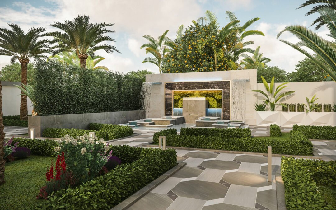 تنسيق حدائق فلل بالرياض